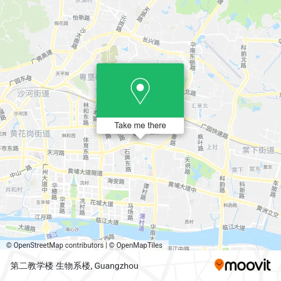 第二教学楼 生物系楼 map