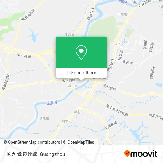 越秀·逸泉映翠 map