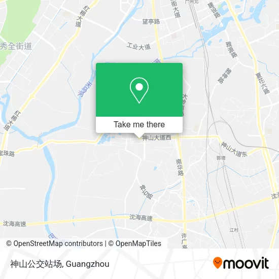 神山公交站场 map