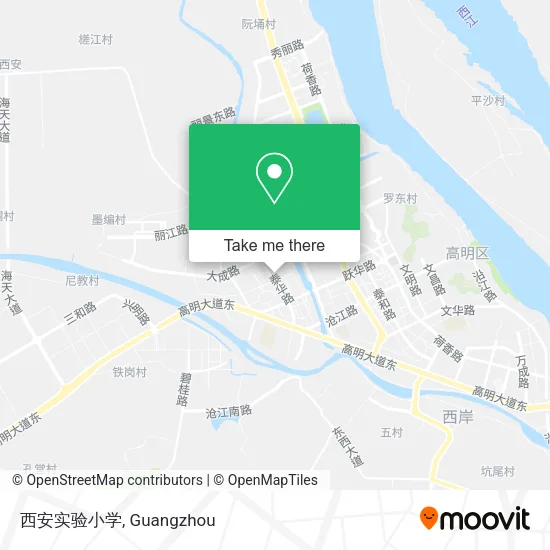 西安实验小学 map