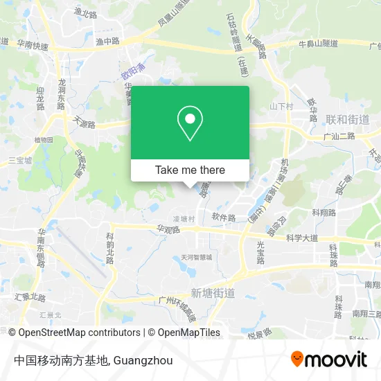 中国移动南方基地 map