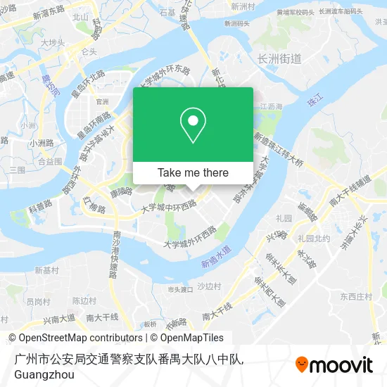 广州市公安局交通警察支队番禺大队八中队 map
