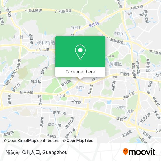 暹岗站 C出入口 map