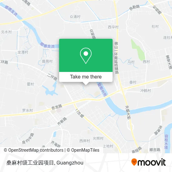 桑麻村级工业园项目 map