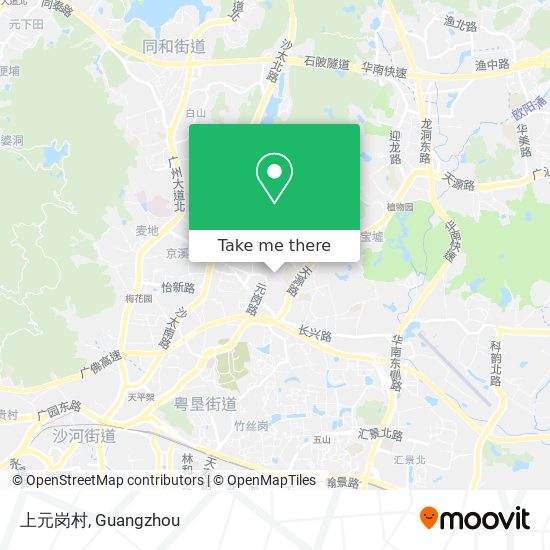 上元岗村 map