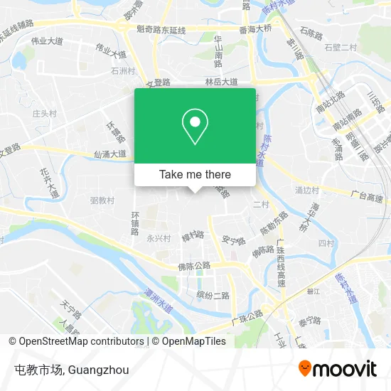 屯教市场 map