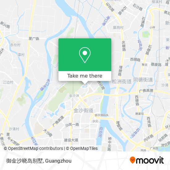 御金沙晓岛别墅 map