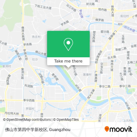 佛山市第四中学新校区 map