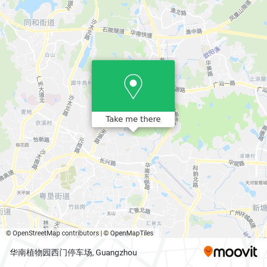 华南植物园西门停车场 map
