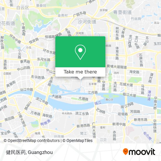 健民医药 map