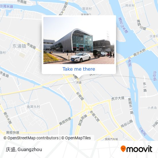 庆盛 map