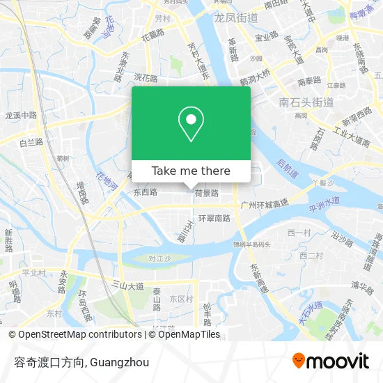 容奇渡口方向 map