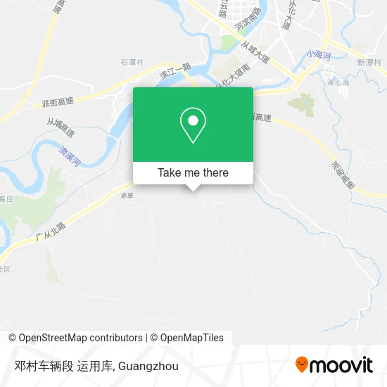 邓村车辆段 运用库 map