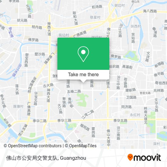 佛山市公安局交警支队 map