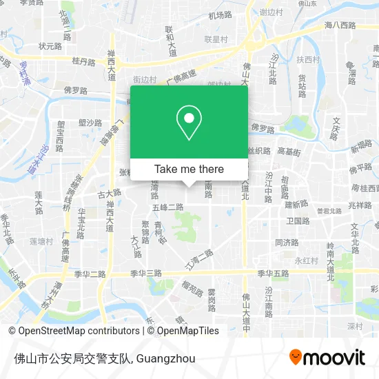 佛山市公安局交警支队 map