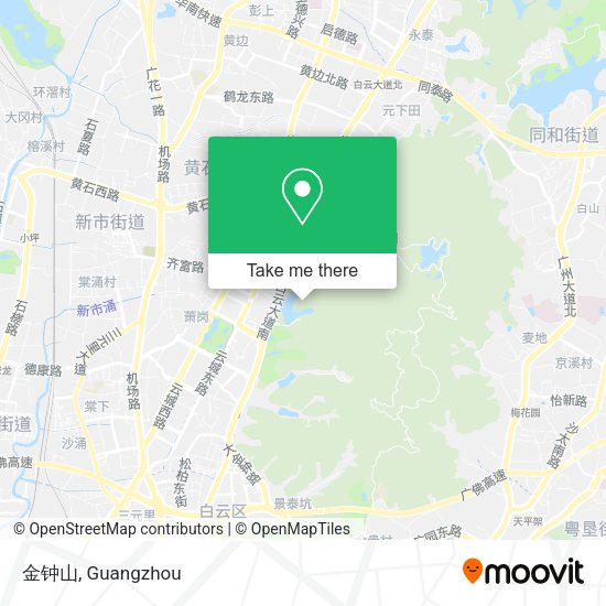 金钟山 map