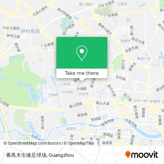 番禺木生缘足球场 map