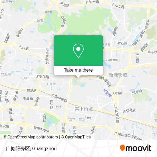 广氮服务区 map