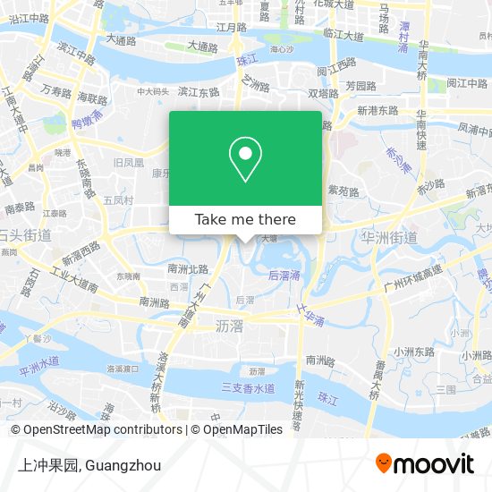 上冲果园 map