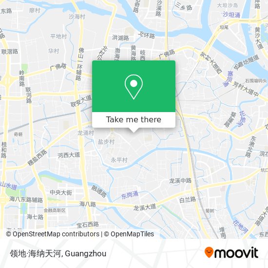 领地·海纳天河 map