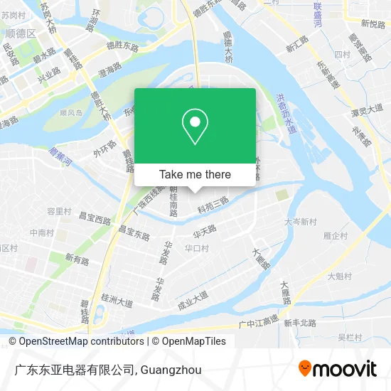广东东亚电器有限公司 map