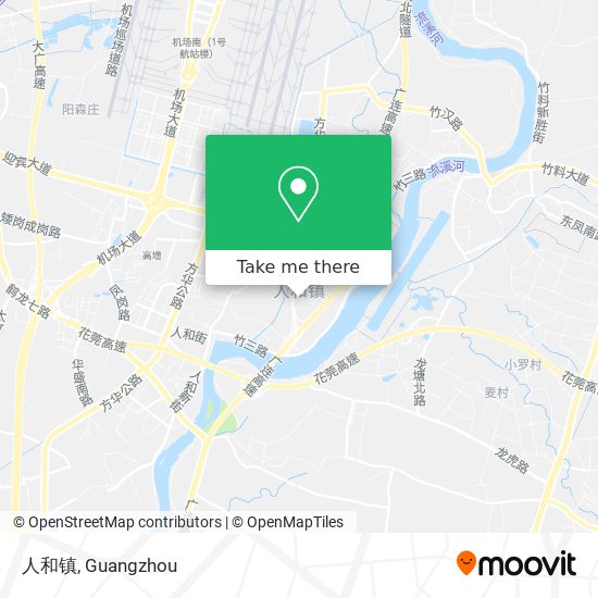 人和镇 map