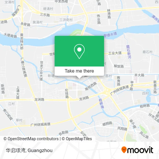 华启璟湾 map