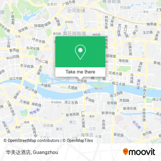 华美达酒店 map