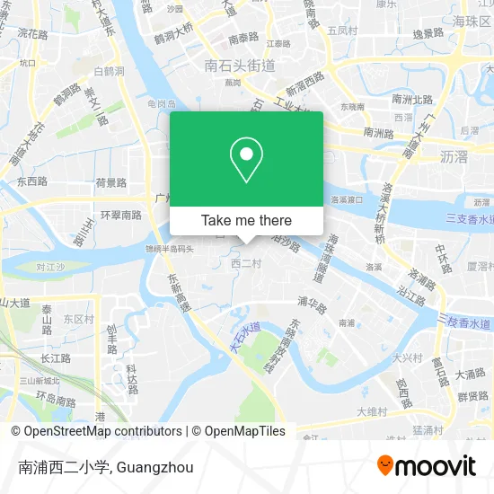 南浦西二小学 map