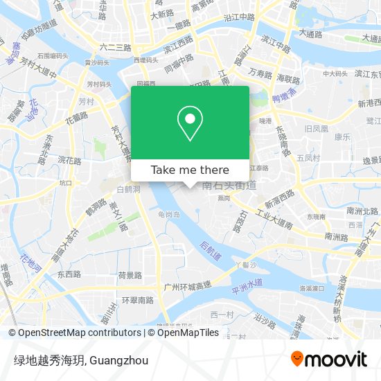 绿地越秀海玥 map