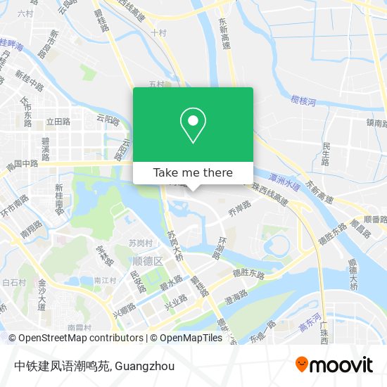 中铁建凤语潮鸣苑 map