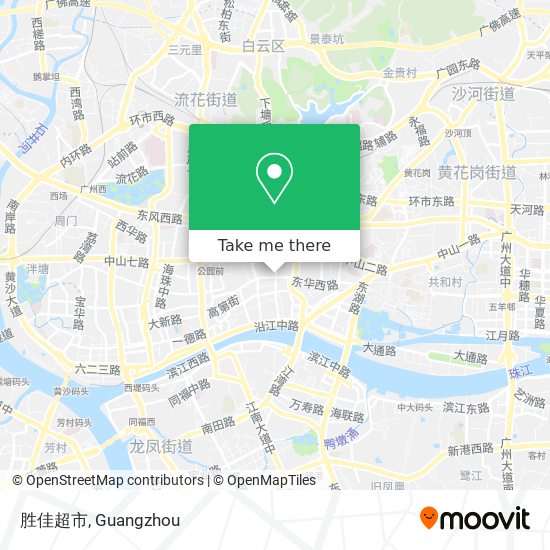 胜佳超市 map