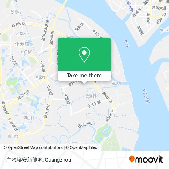 广汽埃安新能源 map