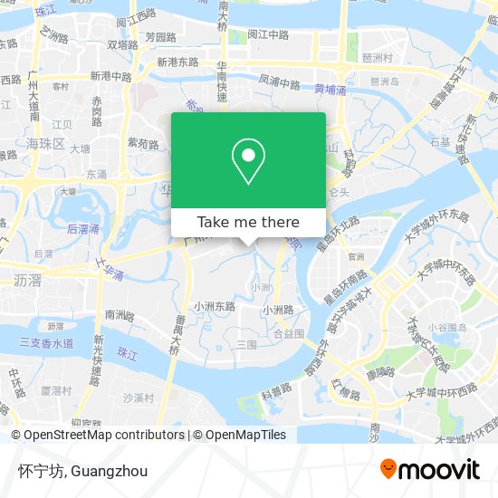 怀宁坊 map
