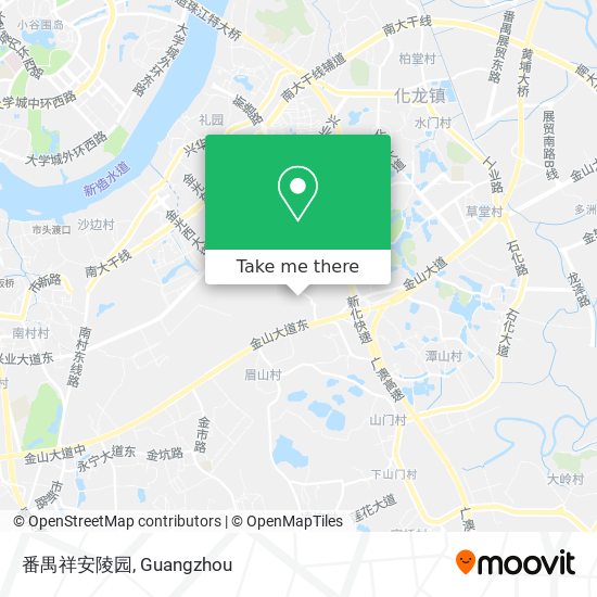 番禺祥安陵园 map