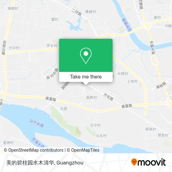 美的碧桂园水木清华 map
