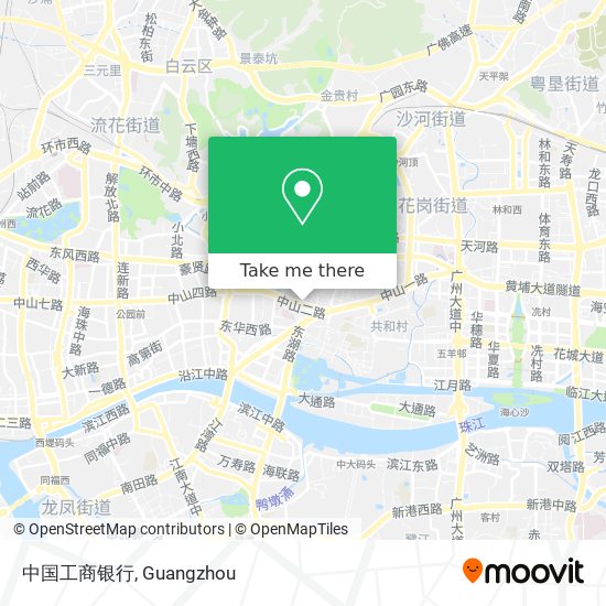 中国工商银行 map