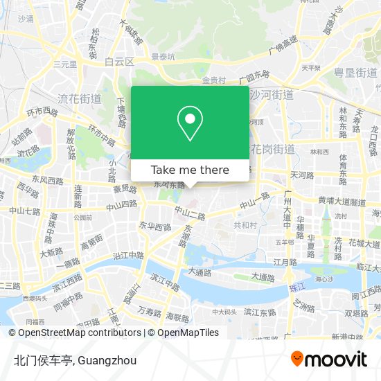 北门侯车亭 map