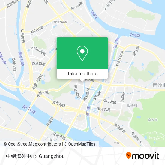 中铝海外中心 map