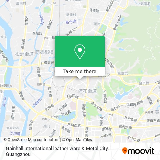 Gainhall International leather ware & Metal City map