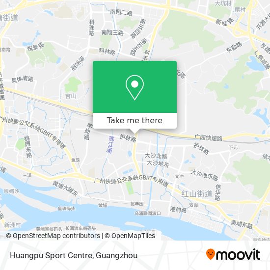 Huangpu Sport Centre map