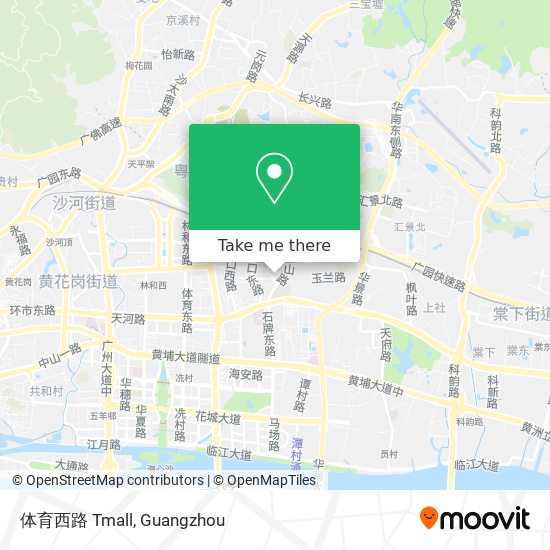 体育西路 Tmall map