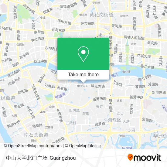 中山大学北门广场 map