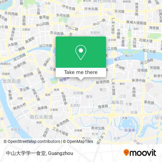 中山大学学一食堂 map