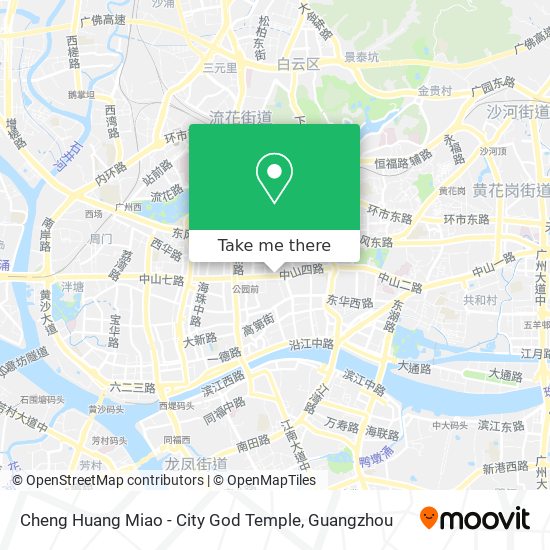Cheng Huang Miao - City God Temple map