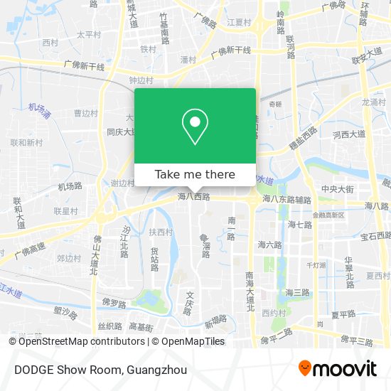 DODGE Show Room map