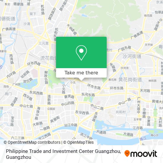 Philippine Trade and Investment Center Guangzhou map