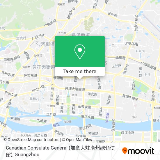 Canadian Consulate General (加拿大駐廣州總領使館) map