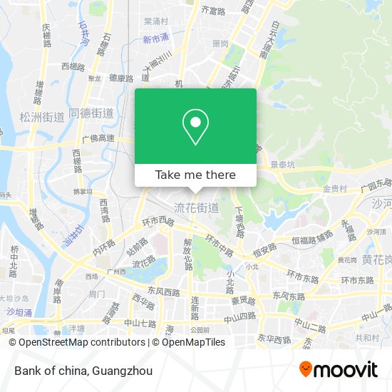 Bank of china map