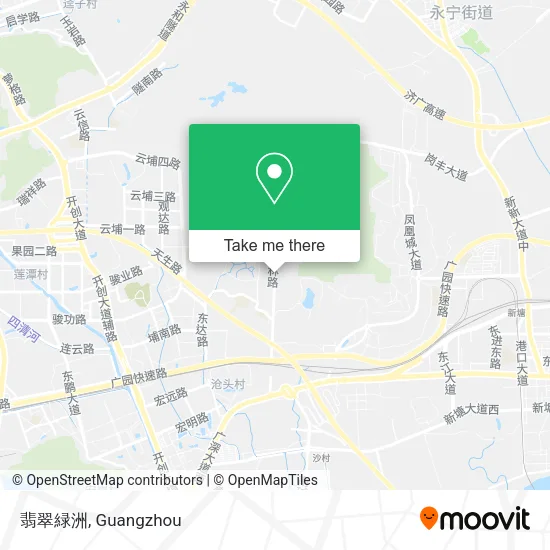 翡翠緑洲 map